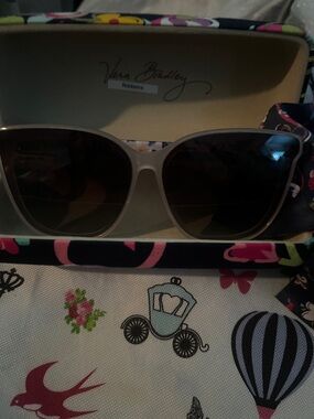 New Vera Bradley Ribbons Sunglasses Case Cloth